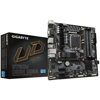 GIGABYTE B760M DS3H DDR4, Intel B760-Mainboard - Socket 1700, DDR4 B760M DS3H DDR4