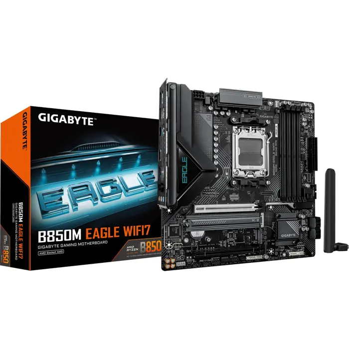 Gigabyte B850M Eagle WiFi7 AMD AM5 Micro-ATX Motherboard