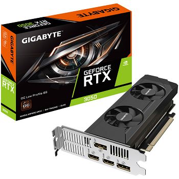 GIGABYTE GeForce RTX 3050 OC Low Profile 6G, 6144 MB GDDR6-GV-N3050OC-6GL