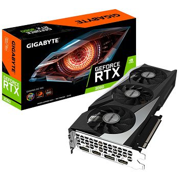 GIGABYTE GeForce RTX 3060 Gaming OC 12G LHR, 12288 MB GDDR6 GV-N3060GAMING OC-12GD 2.0
