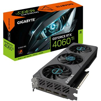 GIGABYTE GeForce RTX 4060 Ti Eagle 8G, 8192 MB GDDR6 GV-N406TEAGLE-8GD