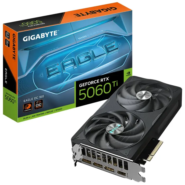 Gigabyte GeForce RTX 5060 Ti Eagle OC, 16384 MB GDDR7-GV-N506TEAGLE OC-16GD