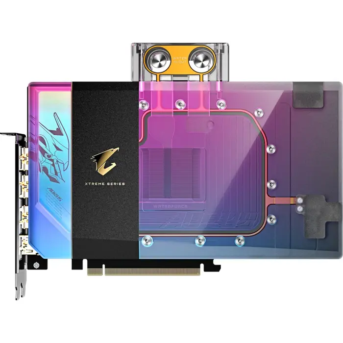 GIGABYTE GeForce RTX 5090 AORUS XTREME WATERFORCE WB 32G, graphics card DLSS 4, 3x DisplayPort, 1x HDMI 2.1