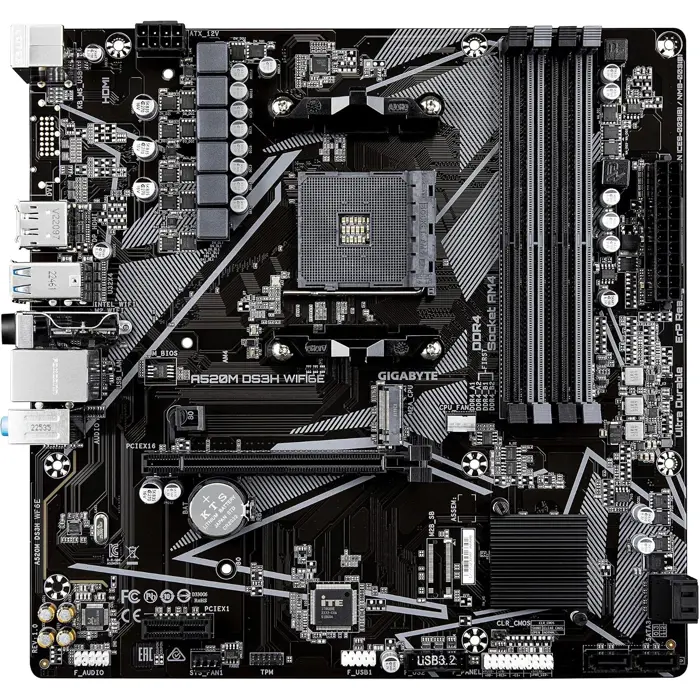 GigaByte GiBy A520M DS3H WF6E