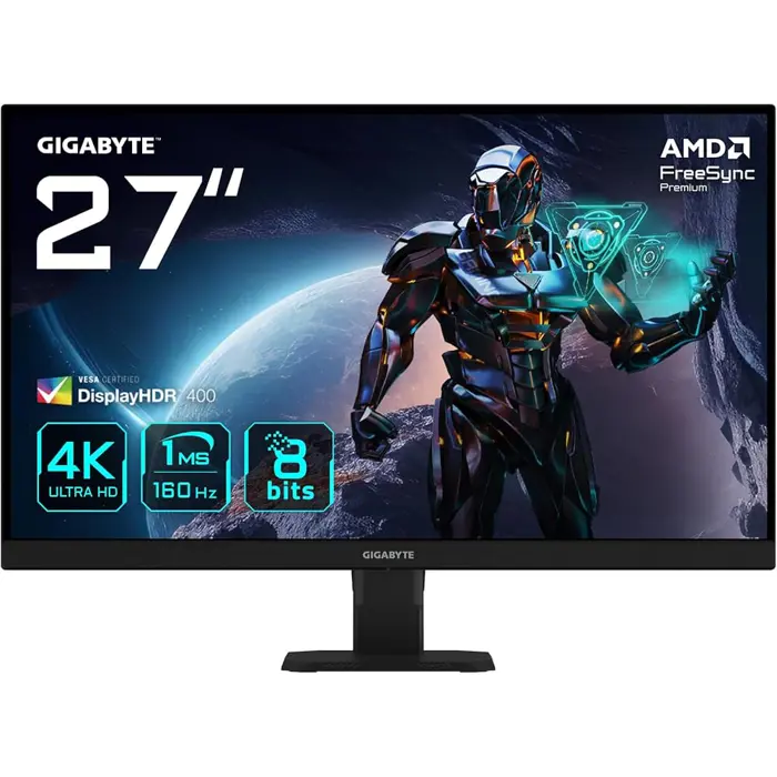 Gigabyte GS27U, 27 Zoll Gaming-Monitor, UHD,IPS, Adapive SYnc-GS27U EU