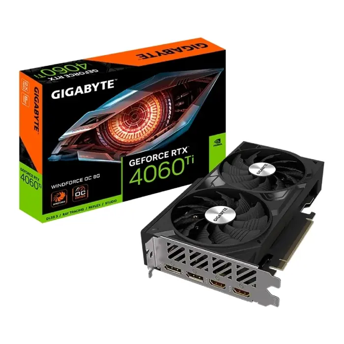 Gigabyte | GV-N406TWF2OC-8GD 1.0 | NVIDIA | 8 GB | GeForce RTX 4060 Ti | GDDR6 | HDMI ports quantity 2 | PCI-E 4.0 | Memory clock speed 18000 MHz
