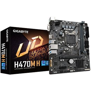 GIGABYTE H470M H, Intel H470 Mainboard, Socket 1200, DDR4 H470M H