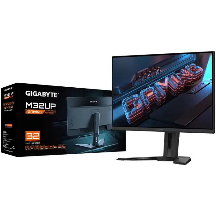 GIGABYTE M32UP Gaming Monitor, 31,5 Zoll, 160Hz, UHD, IPS, AdaptiveSync-M32UP EK