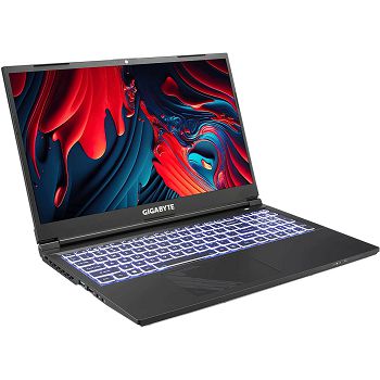 GIGABYTE Notebook G5 MF 15.6in (1920x1080@144Hz) IPS, Intel Core i5-12500H, 8GB (1x8GB) DDR4 3200MHz, 512GB M.2 Gen4 SSD, NVIDIA GeForce RTX 4050 6GB, AX201 WiFi/BT, Backlit keyboard, Win11P
