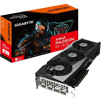 GIGABYTE Radeon RX 7600 Gaming OC, 8192 MB GDDR6 GV-R76GAMING OC-8GD