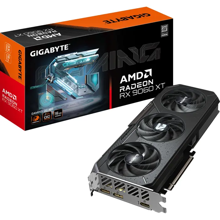 GIGABYTE Radeon RX 9060 XT GAMING OC 16GB, graphics card