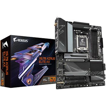 GIGABYTE X670 AORUS Elite AX, AMD X670-Mainboard - Socket AM5 X670 AORUS ELITE AX