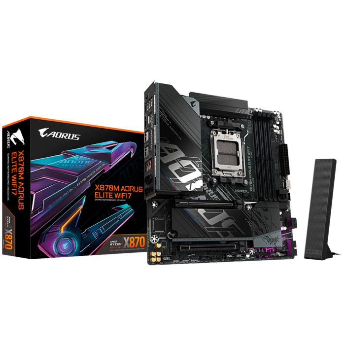 GIGABYTE X870M A ELITE WF7, AM5, 4x DDR5, mATX