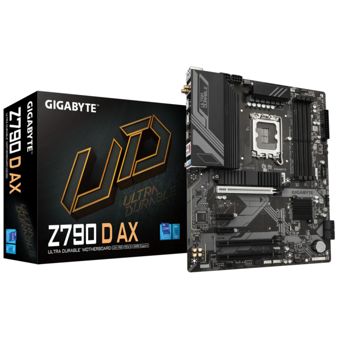 GIGABYTE Z790 D AX, DDR5, SATA3, USB3.2Gen2x2, DP, 2.5GbE, LGA1700 ATX