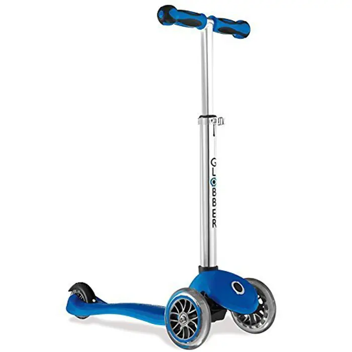 Globber Elite Deluxe with light rollers, Scooter (Blue)