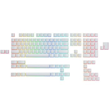 Glorious Aura Keycaps - 145 Keycaps, US-Layout, white GLO-KC-AURA2-W