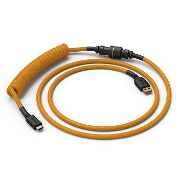 Glorious Coiled Cable Glorious Gold, USB-C to USB-A spiral cable - 1.37m, gold GLO-CBL-COIL-GG