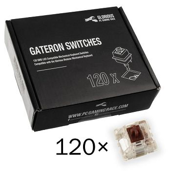Glorious Gateron Brown Switches (120 pieces) GAT-BROWN