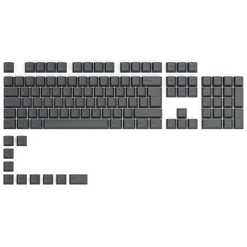 Glorious GPBT Keycaps - 115 PBT keycaps, ISO, DE layout, Black Ash GLO-KC-GPBT-B-DE