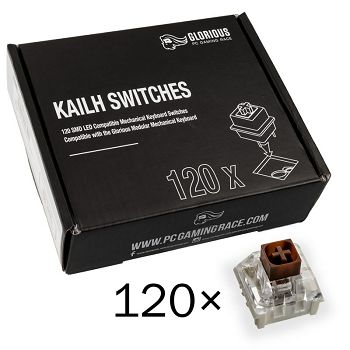 Glorious Kailh Box Brown Switches (120 pieces) KAI-BROWN