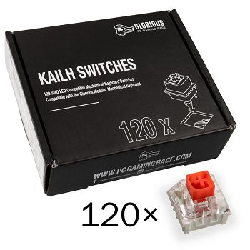 Glorious Kailh Box Red Switches (120 pieces) KAI-RED