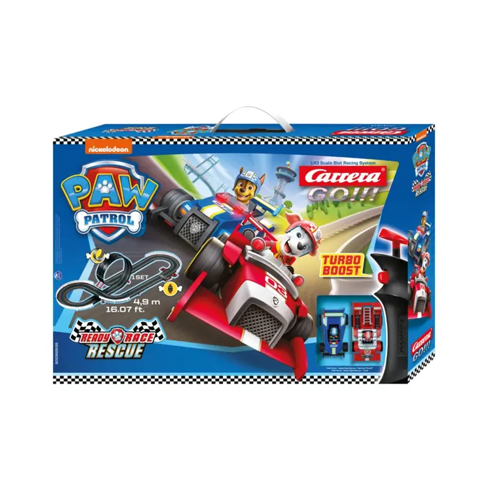 GO Track!! PAW PATROL Paw Patrol - Ready Race Rescue 4.9m 62535 Carrera