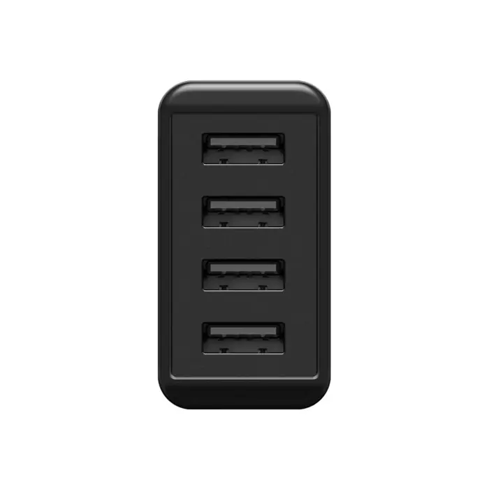 goobay 4-way USB charger (30W) black (black)