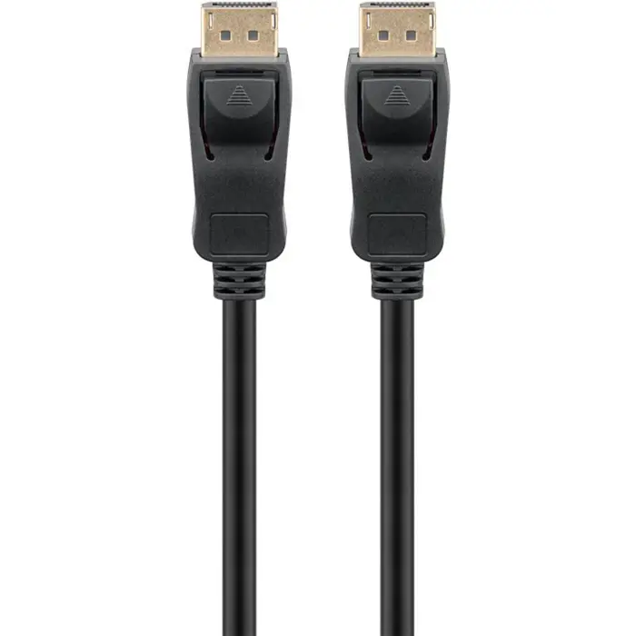 Goobay Cable DisplayPort male > DisplayPort male, 8K / 120Hz (black, 3 meters, 40 Gbit/s, DisplayPort 2.0 / 2.1)