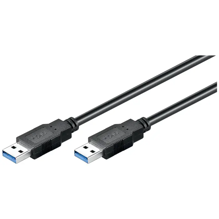 goobay Cable USB 3.0 Plug A - Plug A black, 3 Meter