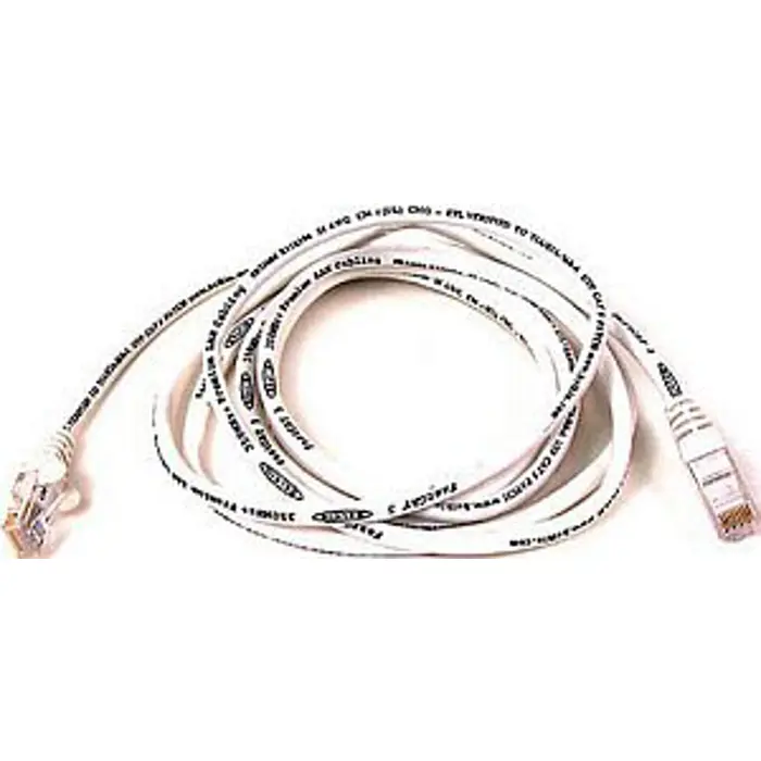 goobay Cat5e U/UTP flat white 0,50m