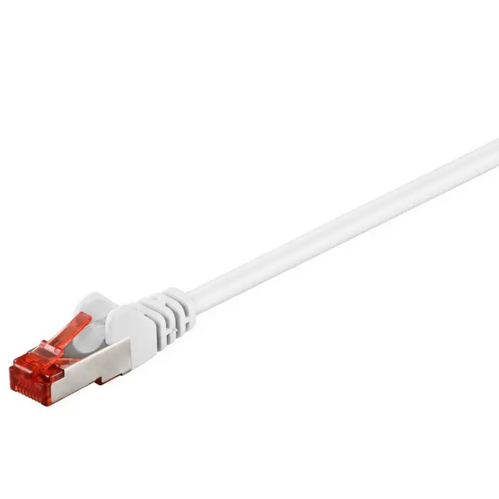 goobay Network cable CAT6 SSTP RJ45 white 25,0m