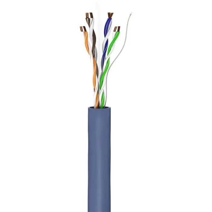 Goobay network cable Cat.6a, U/UTP (blue, 100 meters)