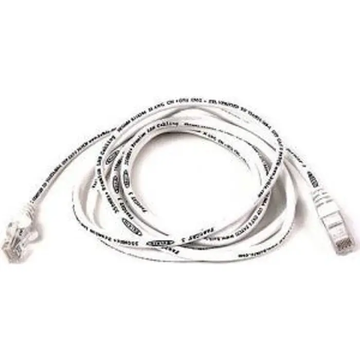 goobay Patch cable Cat6 U/UTP flat white 0,5m