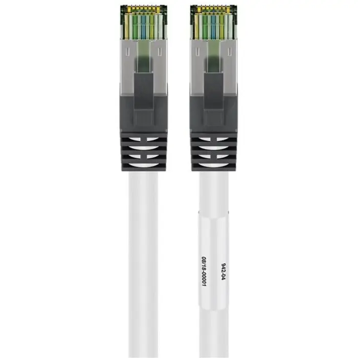 Goobay patch cable CAT8.1 S/FTP (PiMF) (white, 3 meters)