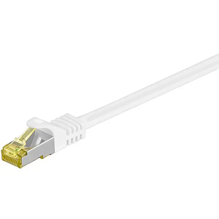 goobay Patch cable SFTP m.Cat7 white 7,50m - LSZH