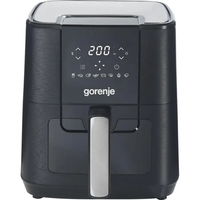 Gorenje air fryer AF1350DWB (black, 1,350 watts, 5.4-liter basket, with viewing window)