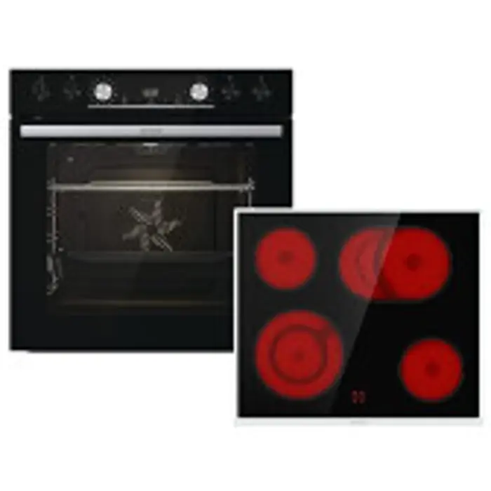 gorenje Black Set 4 pyrolysis, oven set (stainless steel)