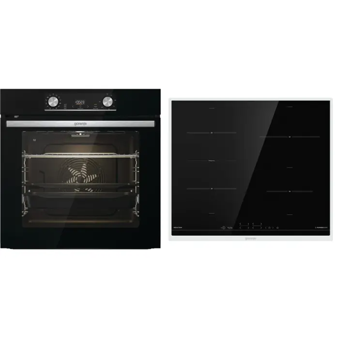 gorenje Black Steam Pyro Set, oven set (black)