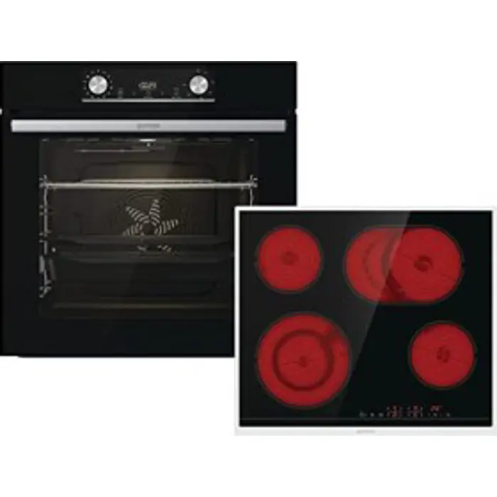 gorenje Black Steam Set, oven set (black)