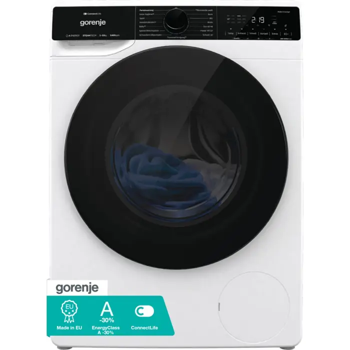 Gorenje WPNA14A3TS Washing Machine ConnectLife WiFi White Black