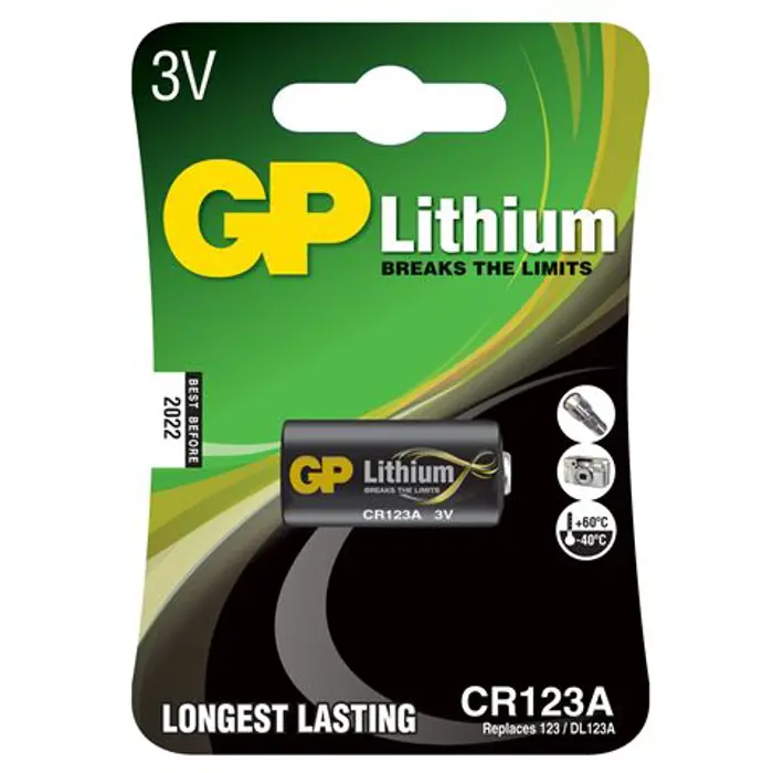 GP baterije CR123A-U1 Lithium Photo