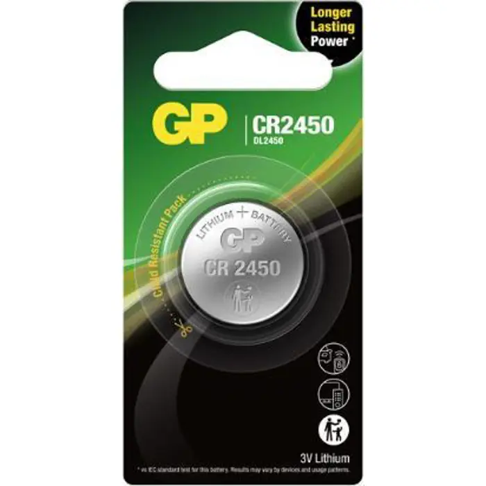 GP baterije CR2450-2CPU1 Lithium Coin