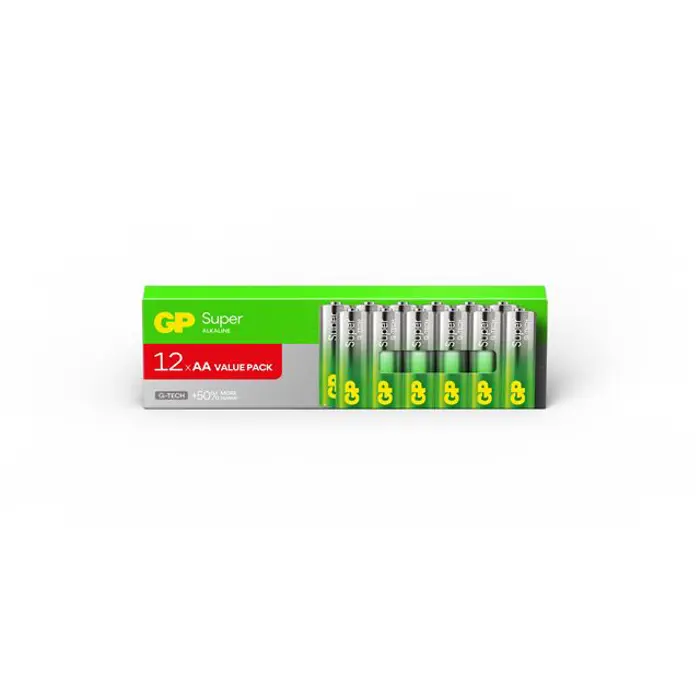 GP baterije LR6-PAB12 AA Super Alkaline