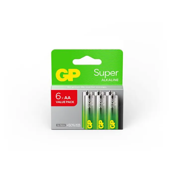 GP baterije LR6-SBV6 AA Super Alkaline