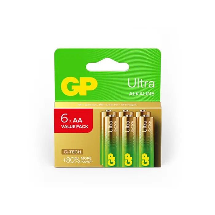 GP baterije LR6-SBV6 AA Ultra Alkaline