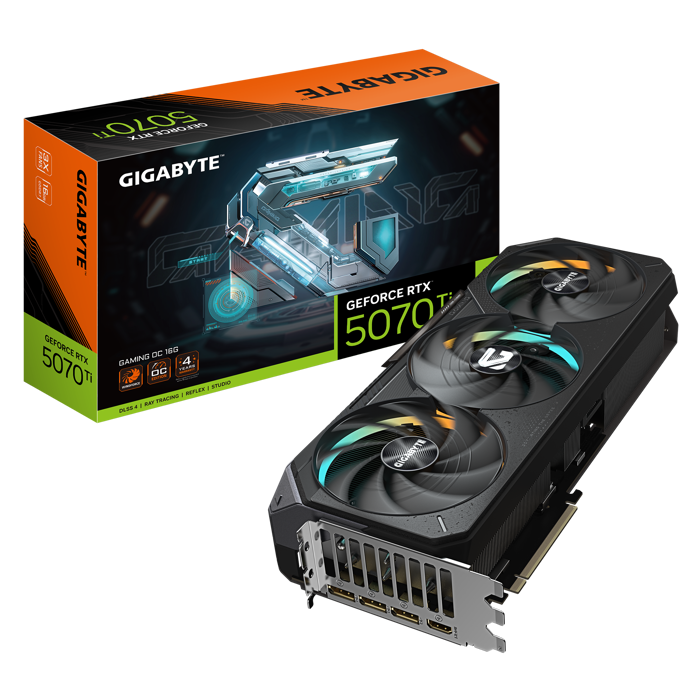 Grafička Gigabyte GF RTX5070 Ti GAMING OC, 16G GDDR7