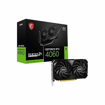 Grafička MSI NVidia RTX 4060 VENTUS 2X BLACK 8G OC (8GB GDDR6/128bit, PCI-E 4.0 x8, 1x8 pin, Retail)