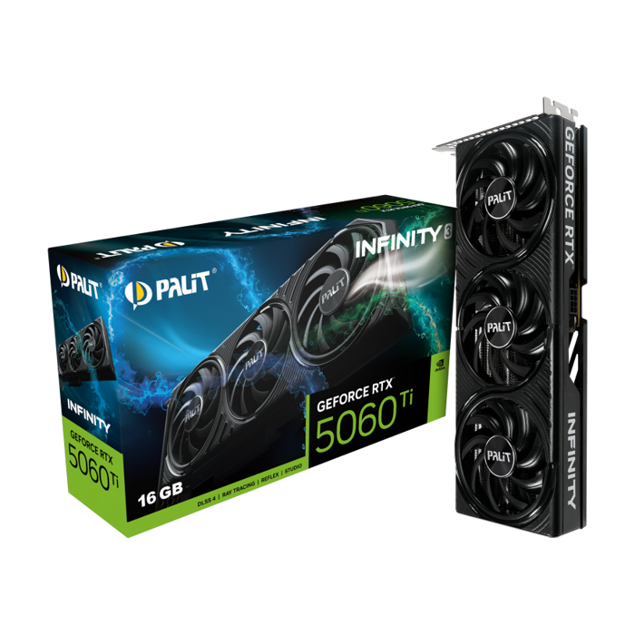 Grafička Palit GF RTX5060Ti Infinity 3, 16GB GDDR7