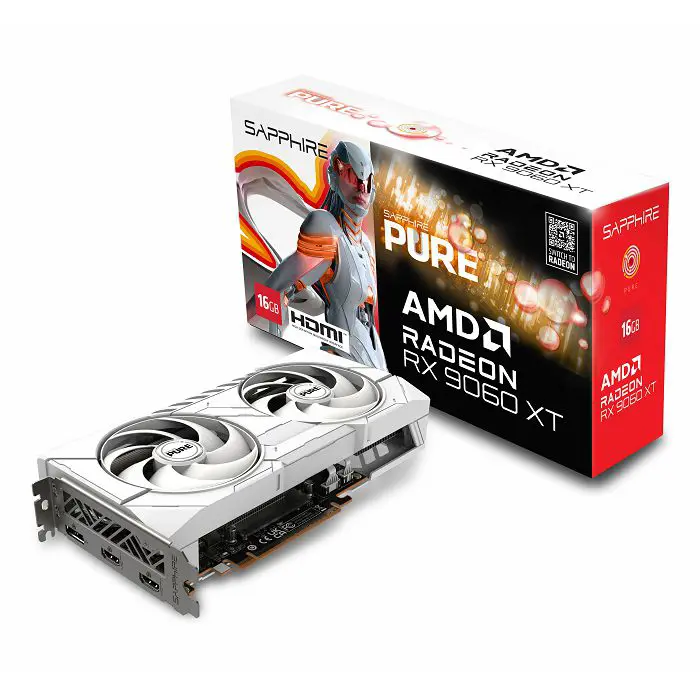 Grafička Sapphire PURE AMD Radeon RX 9060 XT 16GB Gaming OC