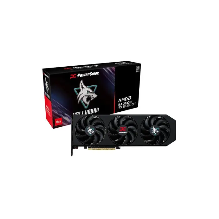 Graphics card. PowerColor RX9060XT 8G-L/OC